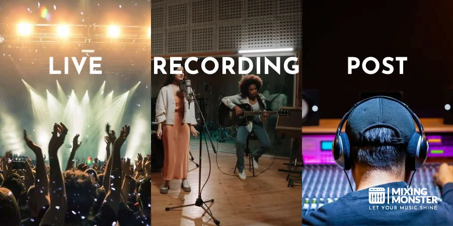 Live Vs. Recording Vs. Post Production Live Vs. Recording Vs. Post Production