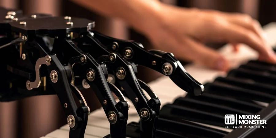 A Robot Playing Piano A Robot Playing Piano
